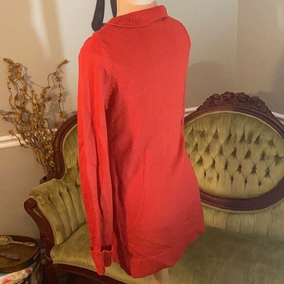 Long ruffled tie sweater. Women’s L (12/14). - Picture 4 of 4